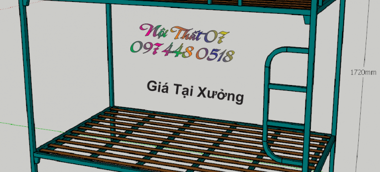 Giường sắt 2 tầng giá rẻ tại Đà Nẵng , giá tại xưởng, Lh 0974480518