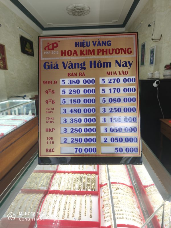 Thi công làm bảng biển quảng cáo tiệm vàng bạc đẹp ở Đà Nẵng LH: 0974480518