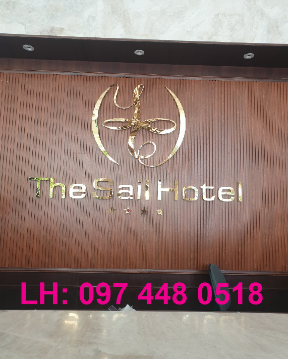 Làm bảng biển tòa nhà, khách sạn, hotel, nhà nghỉ giá rẻ tại Đà Nẵng LH: 097 448 0518